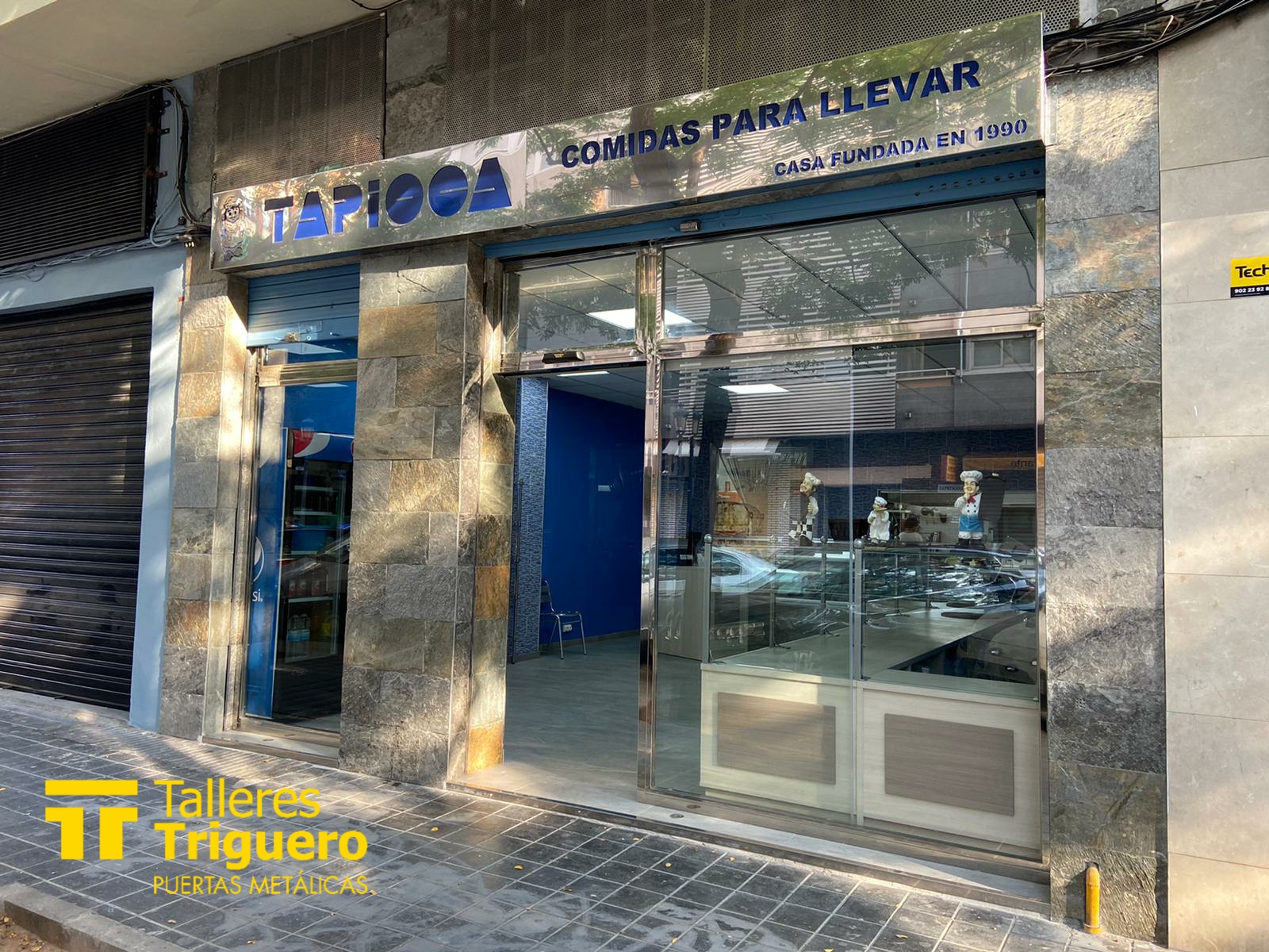 Puertas automáticas de cristal, Puertas automáticas de cristal, Puertas automáticas Talleres Triguero